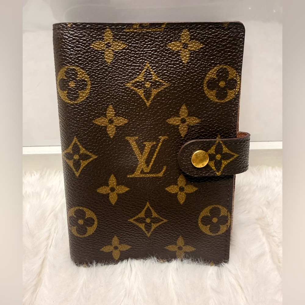 LOUIS VUITTON-CA1917 Agenda Cover Monogram Canvas